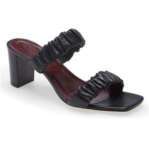 Staud Frankie Ruched Slide Sandal